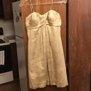 Gold formal/cocktail dress
